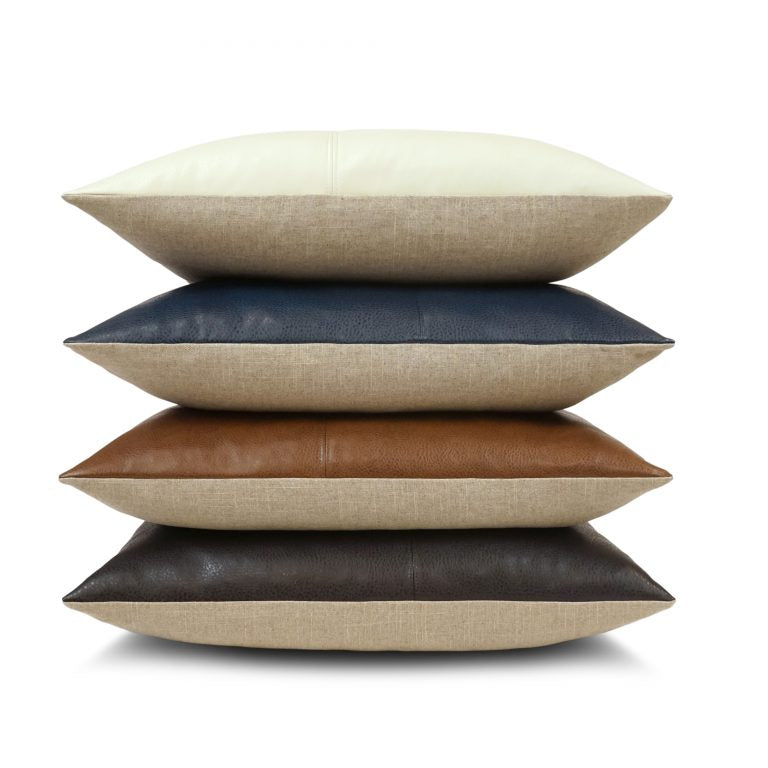 Leather 24x24 Pillow