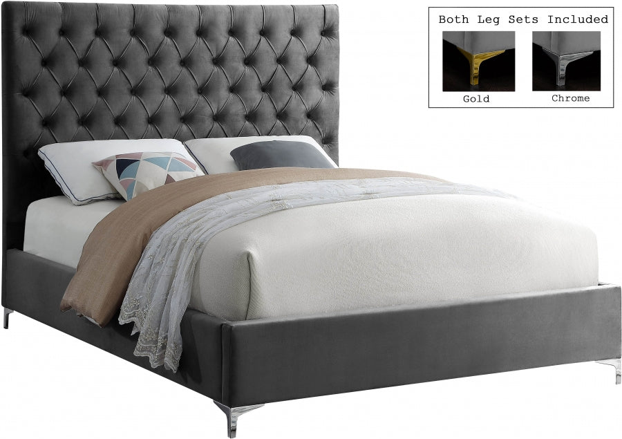 Rumi Velvet Bed