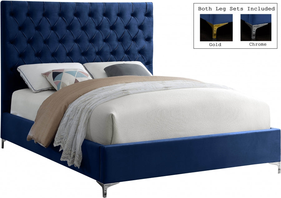 Rumi Velvet Bed
