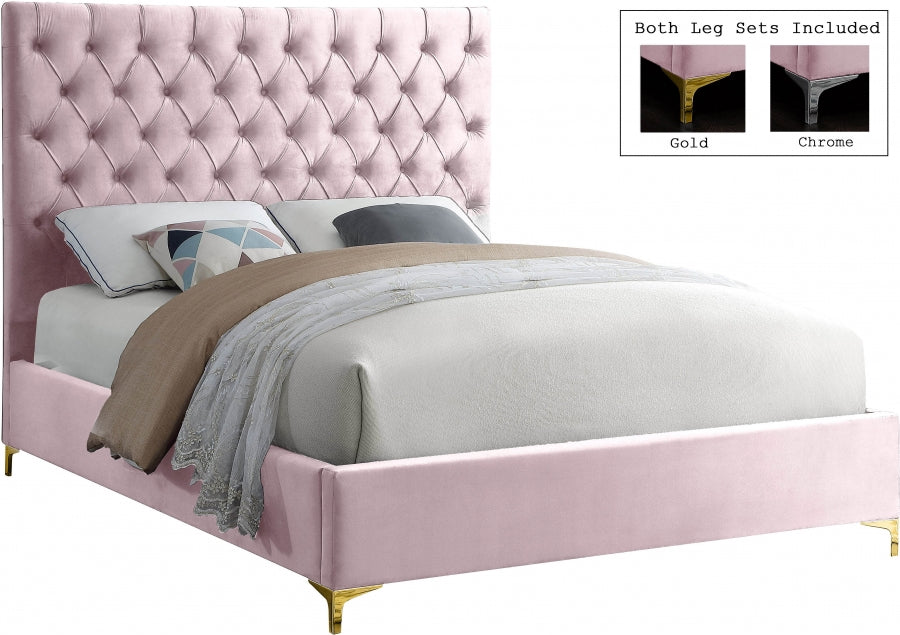 Rumi Velvet Bed