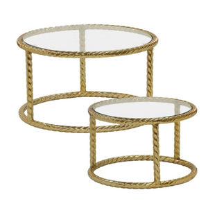 Rope Side Tables S/2