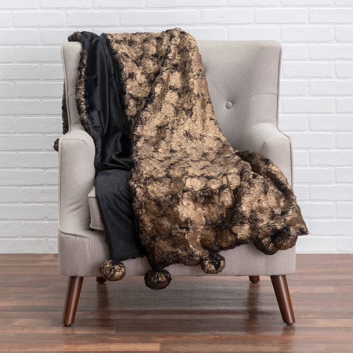 Sable Gold Throw 60x50
