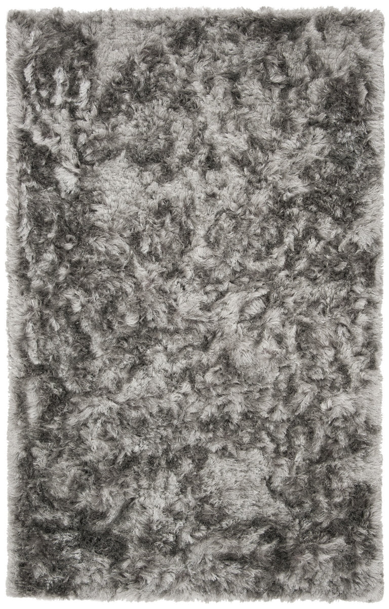 Waves 5x8 Shag - Silver
