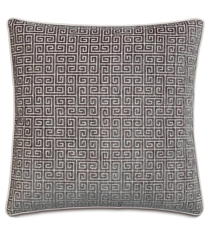 Carson City 22" Pillow/ Taupe