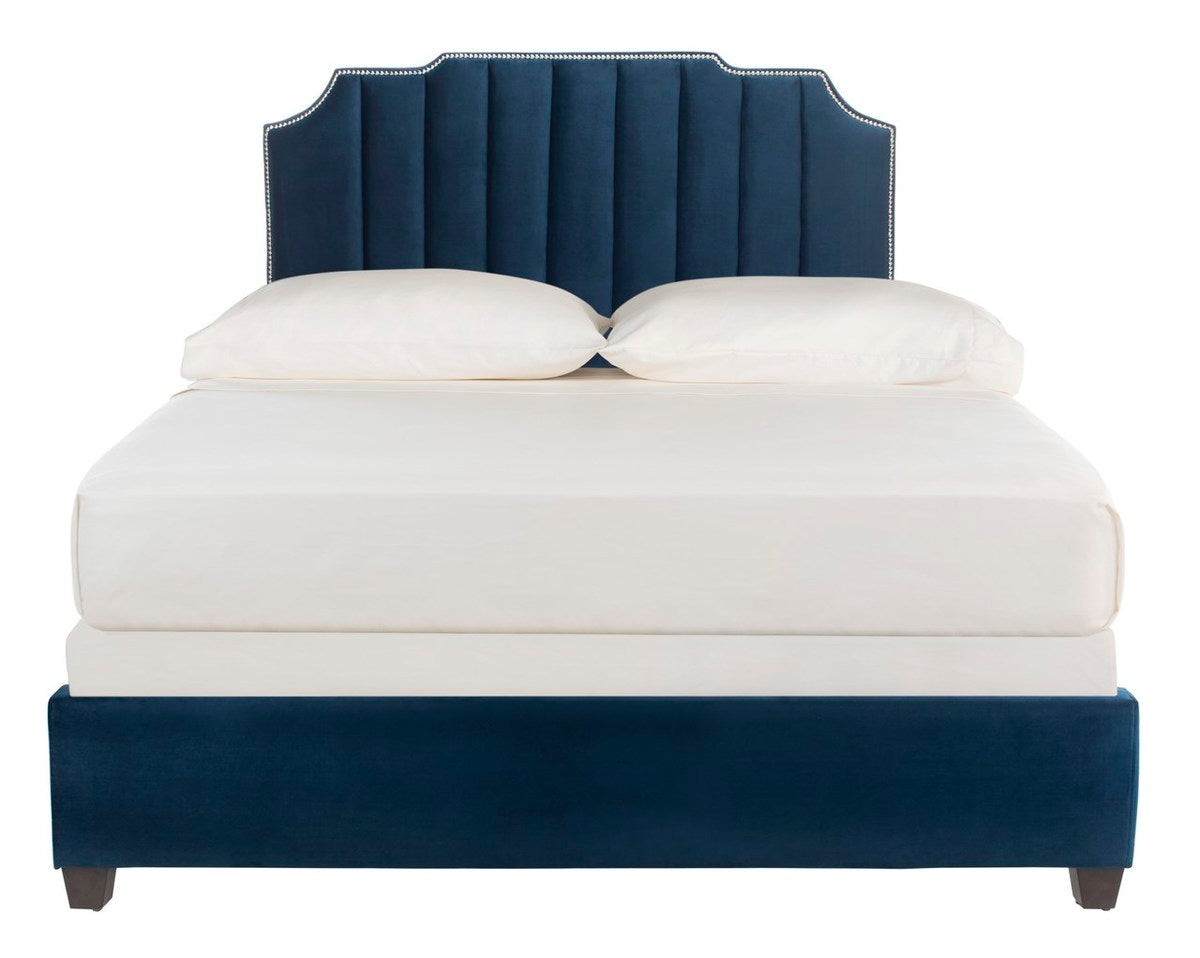 Preston Full Velvet Bed