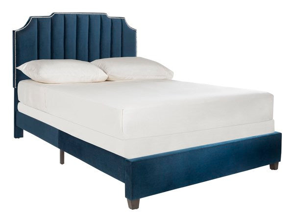 Preston Full Velvet Bed