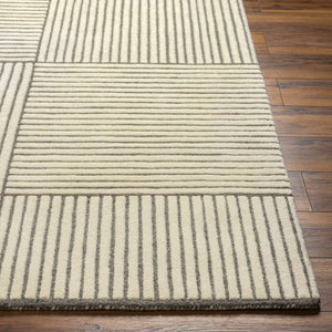 Brookshire Ivory and Gray Rug