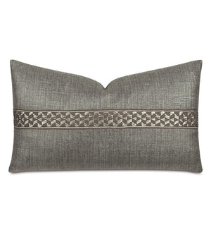 Nixon 13x22 Lumbar Pillow/ Gray