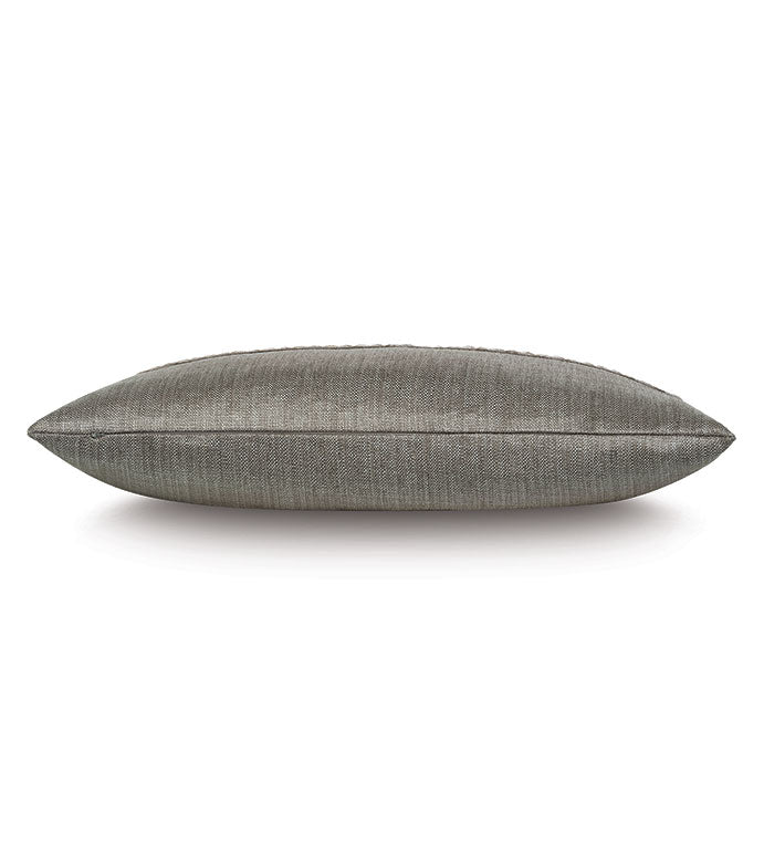 Nixon 13x22 Lumbar Pillow/ Gray
