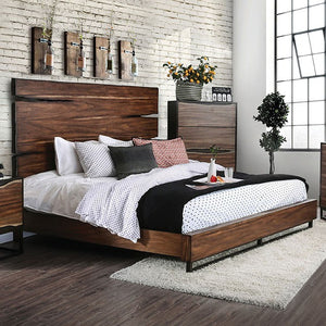 Austin Split-Wood Panel Bed