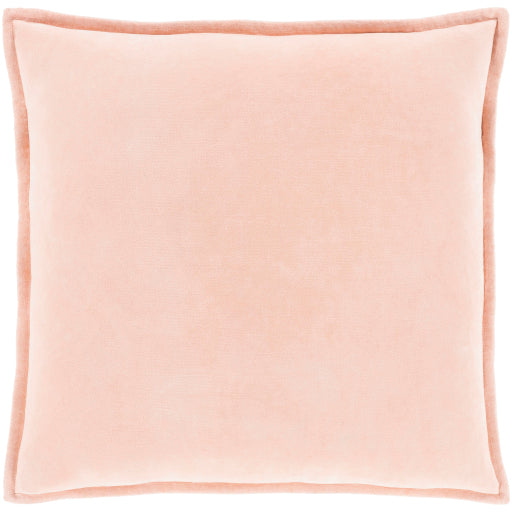 Solid Plain Pink Throw Pillow
