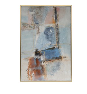 HALLI GOLD FRAMED WALL ART