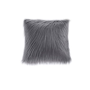 Thomas Faux Fur Pillow 20"/ Black
