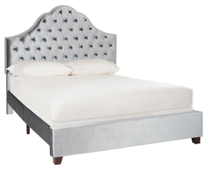 Belinda Full Velvet Tufted Bed