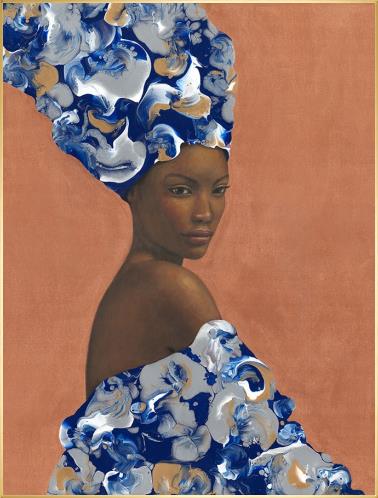 In Her Power II 40 in x 53 in Framed Artwork