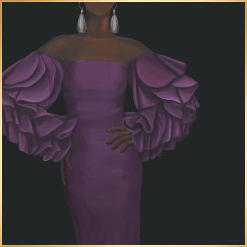 Love for Passion I w/ Gold Floater Frame 47 X 47&quot;