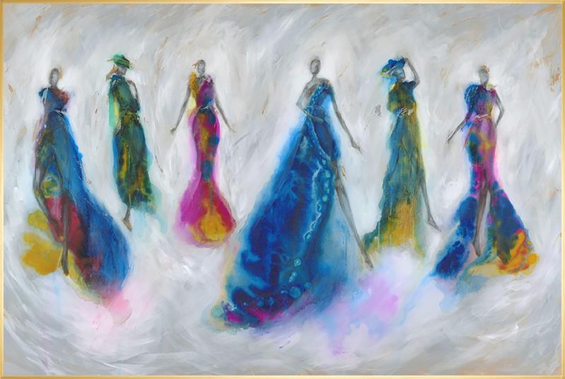 On the Catwalk XIX Framed Artwork