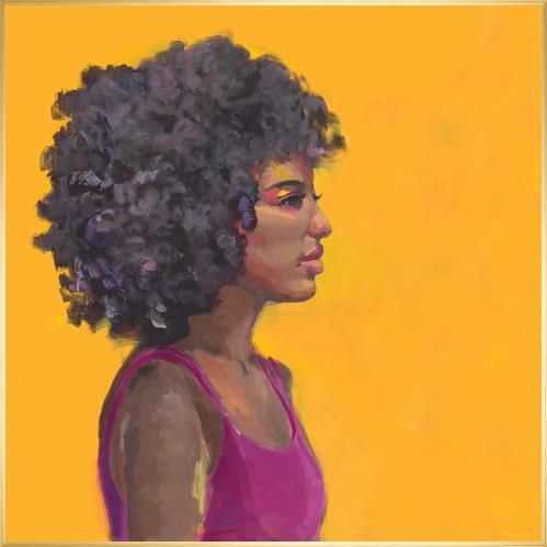 Life in Color I w/ Gold Floater Frame 40 X 40