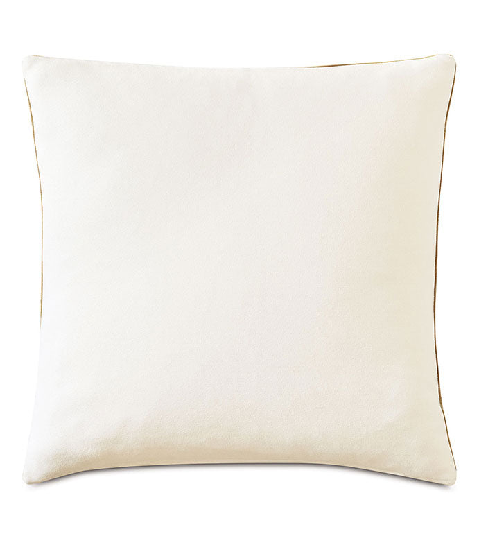 Mogul 20" Pillow/ Ivory and Brown