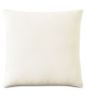 Minden 20" Pillow/ Ivory, black and Brown