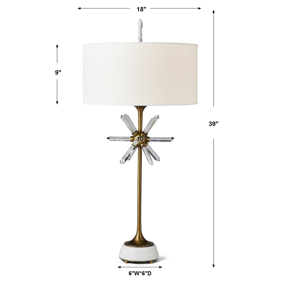 STARLIGHT QUARTZ TABLE LAMP