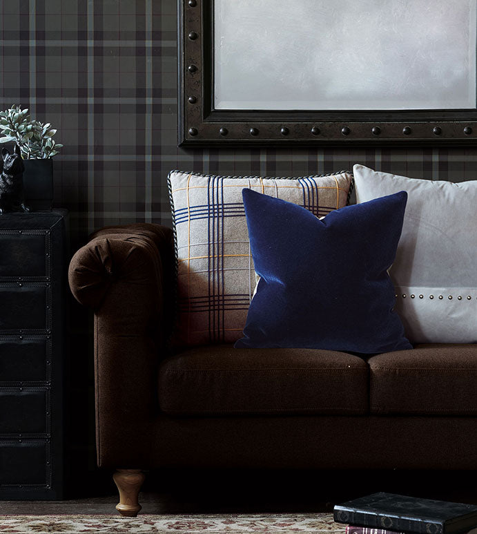 Wiler 22&quot; Pillow/ Gray