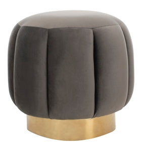Button Tufted Ottoman