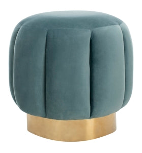 Button Tufted Ottoman