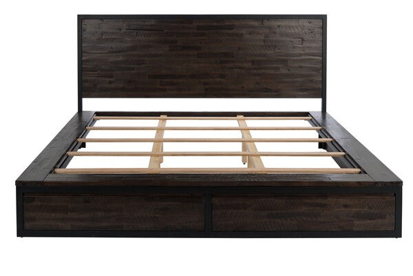 York King Storage Platform Bed