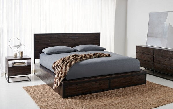York King Storage Platform Bed