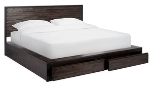 York King Storage Platform Bed