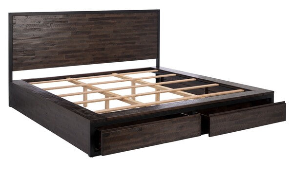 York King Storage Platform Bed