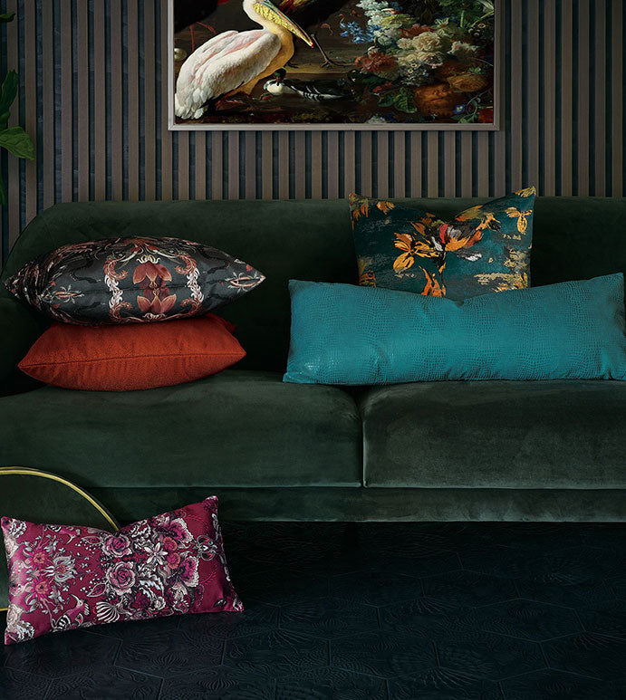 Nette 13x36 Lumbar Pillow/ Teal