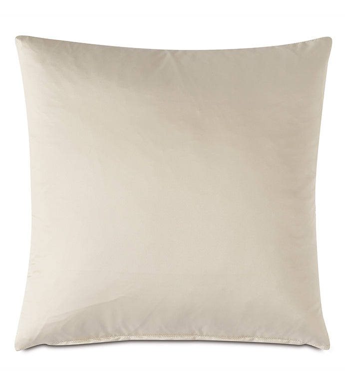 Glenbrook 20&quot; Pillow/ Ivory and Silver