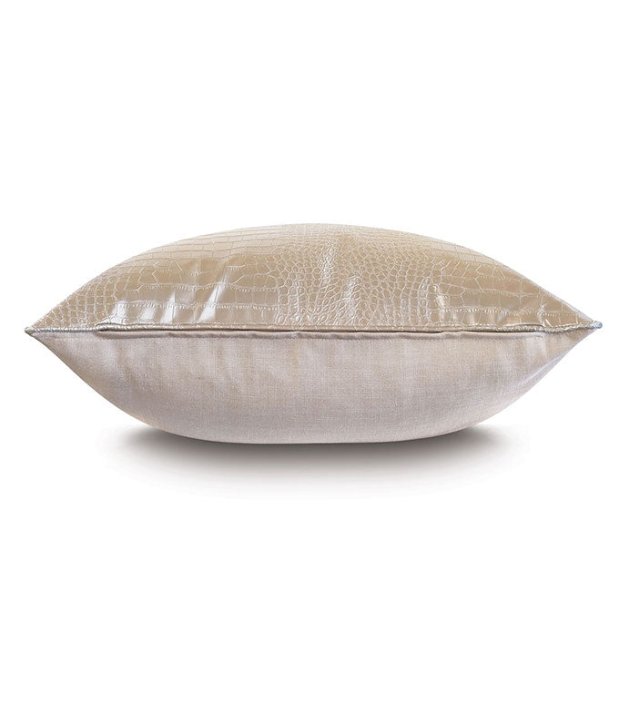 Sleek 22&quot; Pillow/ Gold