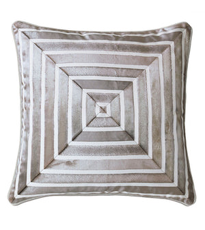 Ely 24" Pillow/ Grey
