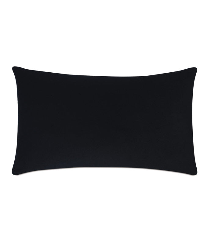 Armina 13x22 Lumbar Pillow/ Black